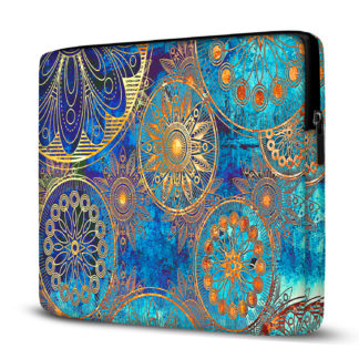 Capa para Notebook em Neoprene – CN – Floral Mandalas Capas para Notebook Case Notebook
