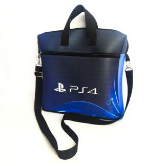 Bolsa de Transporte com Alça para Videogame em Neoprene – CN –  PS4 Azul Bolsa para Videogames Case Notebook