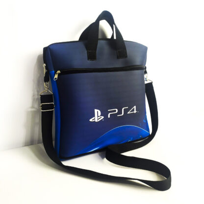 Kit Bolsa de Transporte para Videogame + 2 Capas para Controles – CN – PS4 Azul Bolsa para Videogames Case Notebook 4