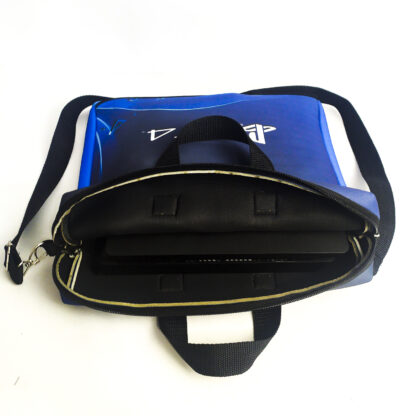 Kit Bolsa de Transporte para Videogame + 2 Capas para Controles – CN – PS4 Azul Bolsa para Videogames Case Notebook 6