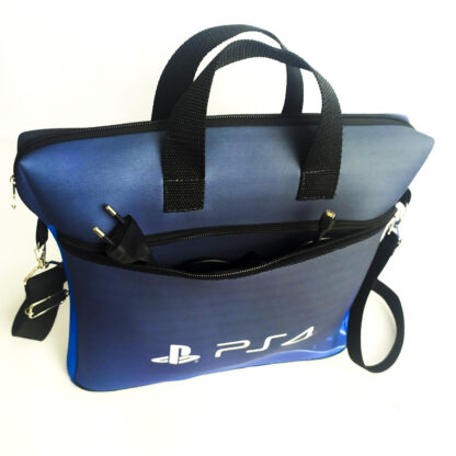 Kit Bolsa de Transporte para Videogame + 2 Capas para Controles – CN – PS4 Azul Bolsa para Videogames Case Notebook 8