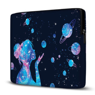 Capa para Notebook em Neoprene – CN – Menina Galáxia Capas para Notebook Case Notebook 4