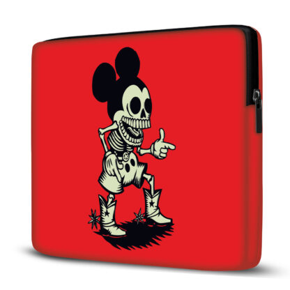 Capa para Notebook em Neoprene – CN – Mickey Esqueleto Capas para Notebook Case Notebook 2