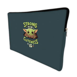 Capa para Notebook em Neoprene – CN – 15.6 Polegadas – Baby Yoda 15.6 Polegadas Case Notebook