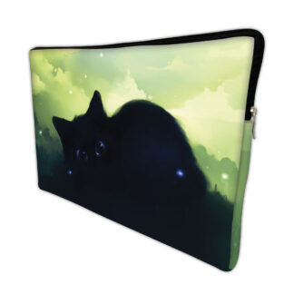Capa para Notebook em Neoprene – CN – 15.6 Polegadas – Gatinho Preto 15.6 Polegadas Case Notebook