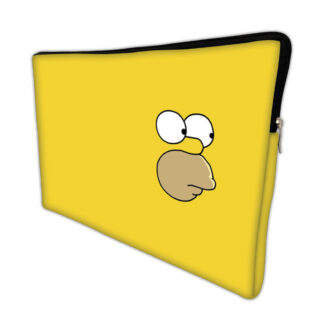 Capa para Notebook em Neoprene – CN – 15.6 Polegadas – Homer Face 15.6 Polegadas Case Notebook 2