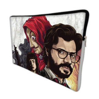 Capa para Notebook em Neoprene – CN – 15.6 Polegadas – La Casa de Papel Cartoon 15.6 Polegadas Case Notebook