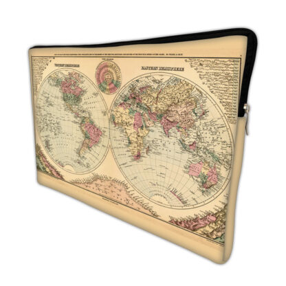 Capa para Notebook em Neoprene – CN – 15.6 Polegadas – Mapa Mundi Claro 15.6 Polegadas Case Notebook 2