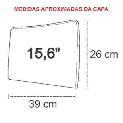 Capa para Notebook em Neoprene – CN – 15.6 Polegadas – Uchiha Cla Logo 15.6 Polegadas Case Notebook 3