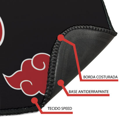 Mouse Pad Gamer Speed 80×40 – Nuvem Akatsuki Mouse Pad Gamer Case Notebook 4